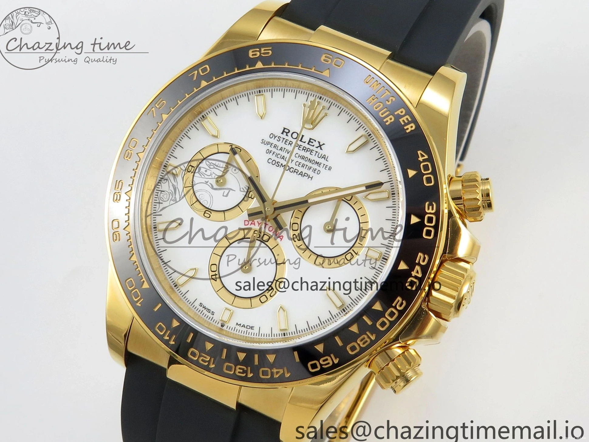 0205 Daytona 126518 VSF 1:1 Best Edition White Dial on Oysterflex Strap VS4131 V2 (Weighted) Breathable 149